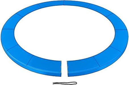 15FT Trampoline Safety Pad Trampoline Replacement Pad Safety Spring Cover, No Hole for Poles, Fit 5.5-7 inch Springs (Pads Only)