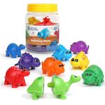 Learning Resources Snap-n Matching Dinos, 18 Pieces