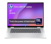 HP Envy x360 16" 2in1 Laptop | Intel Core Ultra 5-125U Processor | Built-in AI | 8 GB RAM | 512 GB SSD | Intel Arc Graphics | WUXGA Touchscreen | Up to 19.25hrs battery | Win 11 | Silver | 16-ac0000sa