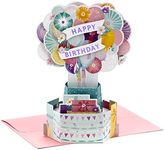 Hallmark Paper Wonder Pop Up Birthday Card for Women (Flower Balloons)