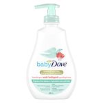 Baby Dove Baby Wash gently cleanses baby's skin Fragrance Free Moisture Hypoallergenic 384 ml