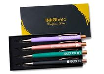 InnoBeta Realtor Gifts for Women, Funny Gifts for Real Estate Agent, Ballpoint Pen Set of 4, Gift Ideas for Women on Birthday, Christmas, Appreciation