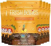 Fresh Bellies Vegan Healthy Snacks for Kids and Toddlers, Kid Snacks with No Added Sugar, Gluten Free Snacks, Freeze Dried Baby Snacks 12m+, Paleo Friendly, Non GMO, Kosher, Party Like a Pina, 6 pack