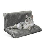 Rainberg Cat Dog Radiator Bed Warm Fleece Beds Basket Cradle Hammock, Keeps Pet Warm, Easy to install (Grey)