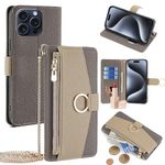 vbsyuwsa for Meizu 20 Infinity Case [PU leather] Compatible with Meizu 20 Infinity Phone Case Cover GK5JT3- grey