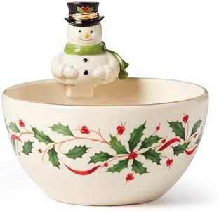 Lenox 893504 Holiday Snowman Bowl