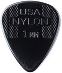 JIM DUNLOP 44P1.0 Nylon Standard, Black, 1.0mm, 12/Player's Pack