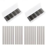 20 PCS Reversible Electric Planer Blades 82mm, Durable Stainless Steel Planer Blades with Two Cutting Edges, Precision Ground HSS for Makita, Bosch, Hitachi, Professional & DIY Woodworking