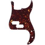 Musiclily 13 Hole P Bass Pickguard for Fender American/Mexican Standard Precision Bass,4Ply Tortoise Shell