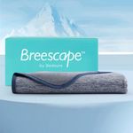 Bedsure Cooling Blanket Queen Size for Hot Sleepers - Summer Lightweight Cool Blanket, Breathable Blanket with Rayon Made from Bamboo, Cold Blankets for Night Sweats, 90×90 Inches, Indigo