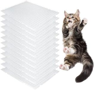 YAYODS 12Pcs Cat Scat Mat with Spikes, Plastic Cat Repellent Spikes, Pet Deterrent Mats for Garden, Sofa, Indoor and Outdoor(34x42.5CM)