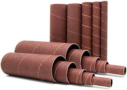 WEN 6535SPA Oscillating Spindle Sandpaper Sanding Sleeves with 5-5/8-Inch Height, Assorted Grits, 15 Pack