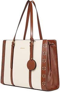 BOSTANTEN Laptop Bag for Women 15.6 inch Computer Leather Briefcase Vintage Work Tote Handbag