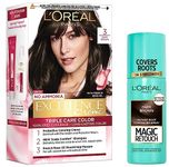 L’Oréal Paris Magic Retouch Root Touch-Up Spray, Dark Brown (75Ml) With Excellence Crème Hair Colour, 3 Dark Brown (72Ml+100G) - Pack Of 2