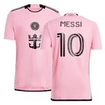 Messi 10 Home Away Kit Football Jersey Boys (Kid's, Boy's & Men's) (3_4 Years, Black)