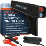 Digital Timing Light Automotive with Advance and RPM Tachometer, Professional Timing Gun for Engine Diagnostics, Automotive Ignition Light Tool | Accurate Engine Tuning and Maintenance