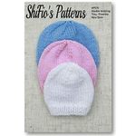 Knitting Pattern for Preemie Baby Hats, circular or straight instructions, sizes are Tiny, Premature and Newborn, Made in Double Knitting Yarn, 3 sizes, Baby Hat Knitting Pattern, KP570