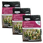 Bacon Bits Salad Topper Vegan Sprinkles Bundle Containing 3 x 120g Bags of Rochelle Brand Salad Sprinkles