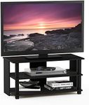 Furinno Sully 3-Tier Stand for TV up to 40, Espresso/Black