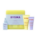 BYOMA Brightening Starter Kit - Mini Cleanser 30ml, Mini Rich Cream 15ml, Mini Brightening Serum 15ml