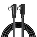 USB C to USB C Cable 3.3FT,TYPEC 3.1 GEN2,Right Angle USB C 3.2 Gen 2 20Gbps Cable 4K@60Hz UHD Video Monitor Cable 100W PD Fast Charging Cable.for Oculus Quest, MacBookPro,AR,Switch,Phone 15,Laptops