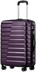 Coolife Luggage Suitcase Carry on Hardside PC+ABS Spinner TSA Lock Telescopic Handle