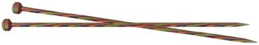 KnitPro 35 cm x 4 mm Symfonie Single Pointed Needles, Multi-Color