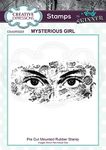 Andy Skinner - Mysterious Girl - Pre-Cut Rubber Stamp