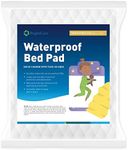 Kids Waterproof Bed Pad - Washable Underpad with Tuck in Sides - Secure and Gentle Reusable Bed Wetting Protection for Potty Training Children (Twin Bed Size) - by BrightCare