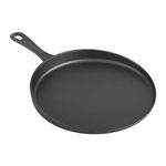 GoodCook Pre-Seasoned Cast Iron Pizza Pan, 10.5 Inch, Black