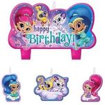 Shimmer and Shine Birthday Candles 