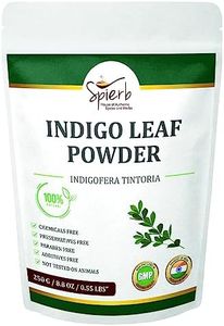 Spierb Índigo Polvo 250gm para el cabello para usar con el polvo de henna para teñir el cabello de negro - Tinte de pelo natural en polvo índigo - 100% puro polvo de hoja de Indigofera tinctoria