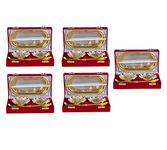 INTERNATIONAL GIFT German Golden Round Bowl Set with Tray