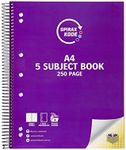 SPIRAX 56960C KODE 960 A4 5-Subject Book, 250PG