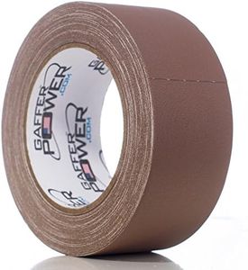 Gaffer Power Real Professional Grade Gaffer Tape USA Made | No Residue | Non Reflective | Multipurpose| Durable & Versatile | Weather Resistant | Heavy-Duty | Securing | Brown, 2 in X 30 Yds