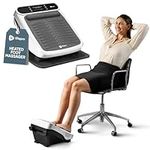 LifePro Foot Massager With Heat Function - Adjustable Speed Vibrating Foot Massage Machine for Legs, Arch and Toe -Under Desk Feet Massager with Wireless Remote