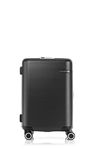 SAMSONITE 8 Wheels Trolley Bag Suitcase for Travel | Staren 55 Cms Polycarbonate Hardsided Small Spinner Cabin Luggage Trolley Bag, Matte Black