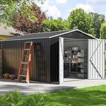 AirWire 10x9 FT Metal Storage Shed,