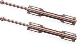 FIRJOY 12" Valet Rod for Closet Pull Out (2 Pack, Antique Copper)