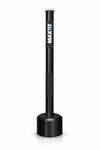 Iron Steel Macebell for Strength Training – Heavy Duty Steel Mace for Functional Fitness, Core Workout, Shoulder & Grip Strength, Non-Slip Knurled Handle (Black) (15, Kilograms)