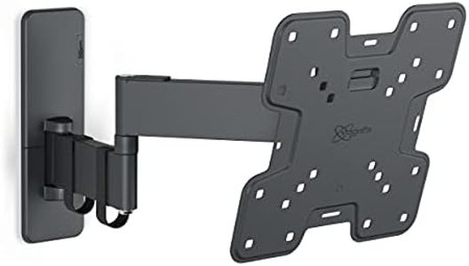 Vogel's TVM 1245 full-motion TV wall bracket for 19-43 inch TVs, Max. 33 lbs (15 kg), Swivels up to 180º, Full-motion TV wall mount, Max. VESA 200x200, Universal compatibility