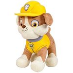 Plush Toy, Compatible with Paw Patrol, 1 x Cuddly Toy for Children, 19 cm, Puppy TV Series, Plush Toy, Gift for Children, Girls, Boys (Rubble)