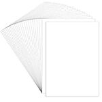 White Card A4 50 Sheets, Ohuhu 300gsm Thick Card Paper, A4 Card for Printing, Card Stock for Crafts and DIY Cards Making