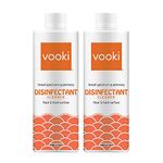 Vooki Ecofriendly Multipurpose Floor & Hard Surface Disinfectant Cleaner, Green Chemistry - 500 ml Each (Pack of 2)