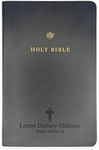 Personalized ESV Bible English Standard Version Trutone Faux Leather Holy Bible with Custom Name Includes Up to 3 Rows of Text, Custom Gift for Christian & Religious Celebrations | Black