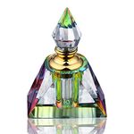H&D Hyaline&Dora Crystal Egyptian Mini Perfume Bottles, Glass Refillable Empty Bottles,3ML