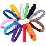 Smukdoo Puppy ID Collars,12PCS Assorted Colors Puppy Identification Collars Adjustable Puppy ID Bands for Pet