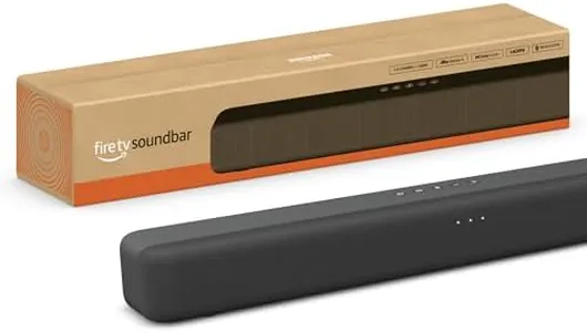 Amazon Fire TV Soundbar, 2.0 speaker with DTS Virtual:X and Dolby Audio, Bluetooth connectivity