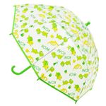 A2Z Kids Girls POE Dome Umbrella Ultra Windproof and Water Resistant Dome Brolly Kids Transparent School Umbrella 8 Panel Classic Compact Brolly Assorted Designs Outdoor Walking Stick Travel Umbrellas