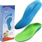 Ailaka Kids Orthotic Cushioning Arch Support Shoe Insoles, Children Pu Foam Inserts for Flat Feet, Plantar Fasciitis